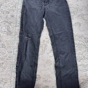 Mudd Black Skinny Jeans with Knee Distress